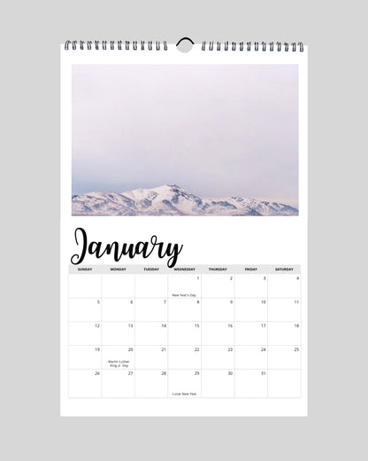 Photo Wall Calendar | Wall Hanging Calendar | 17 Mile