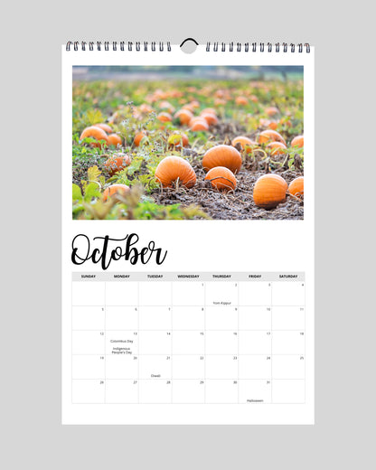 Photo Wall Calendar | Wall Hanging Calendar | 17 Mile