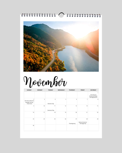 Photo Wall Calendar | Wall Hanging Calendar | 17 Mile