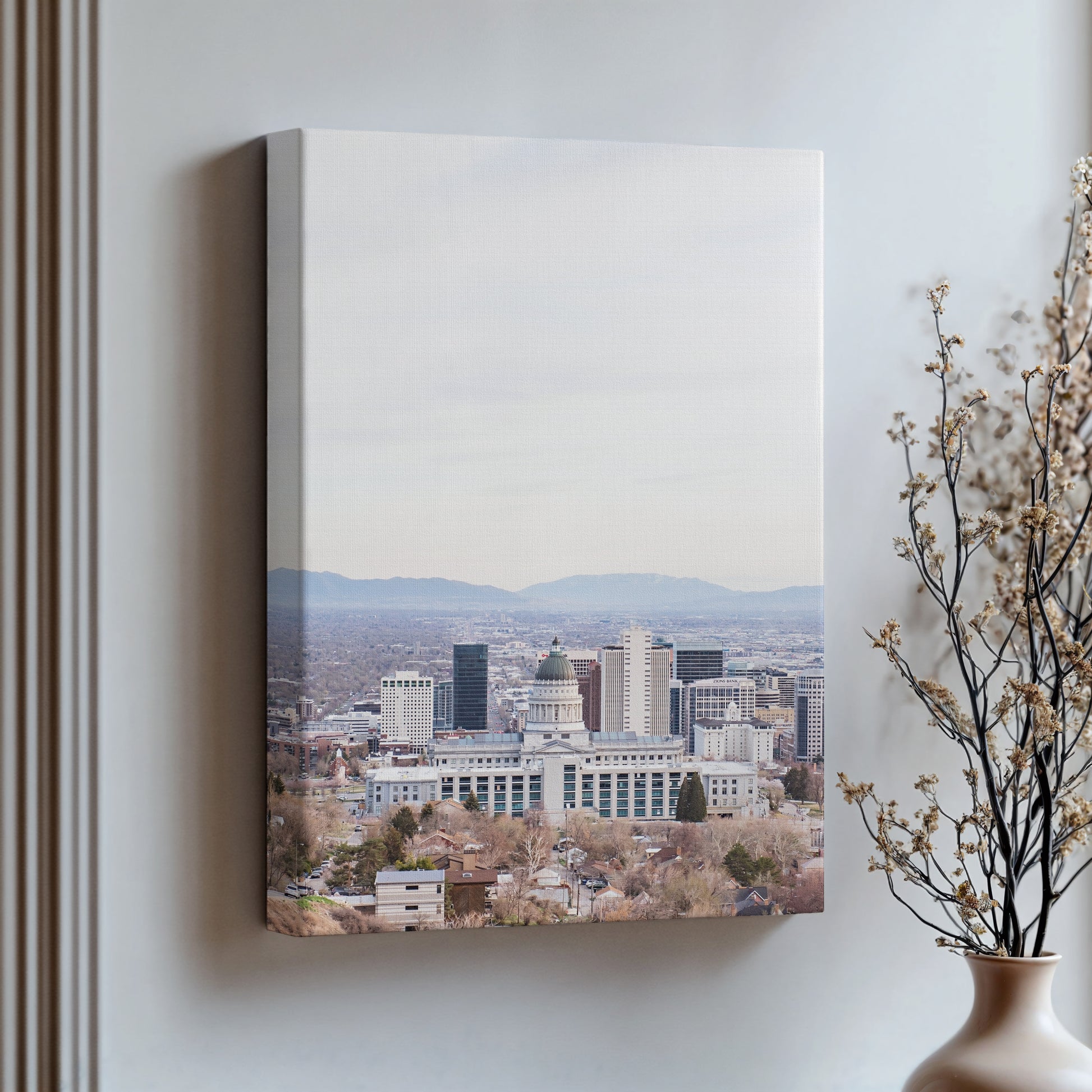 Salt Lake Valley Canvas | Salt Lake Valley Print | 17 Mile