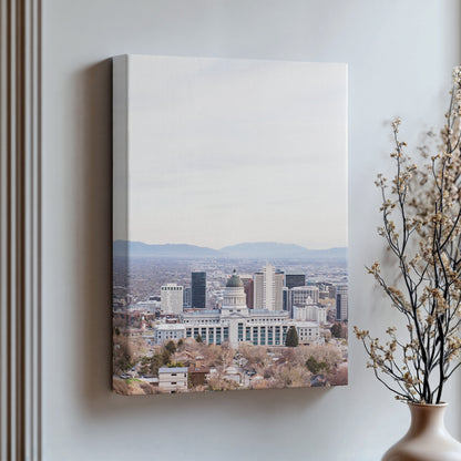 Salt Lake Valley Canvas | Salt Lake Valley Print | 17 Mile