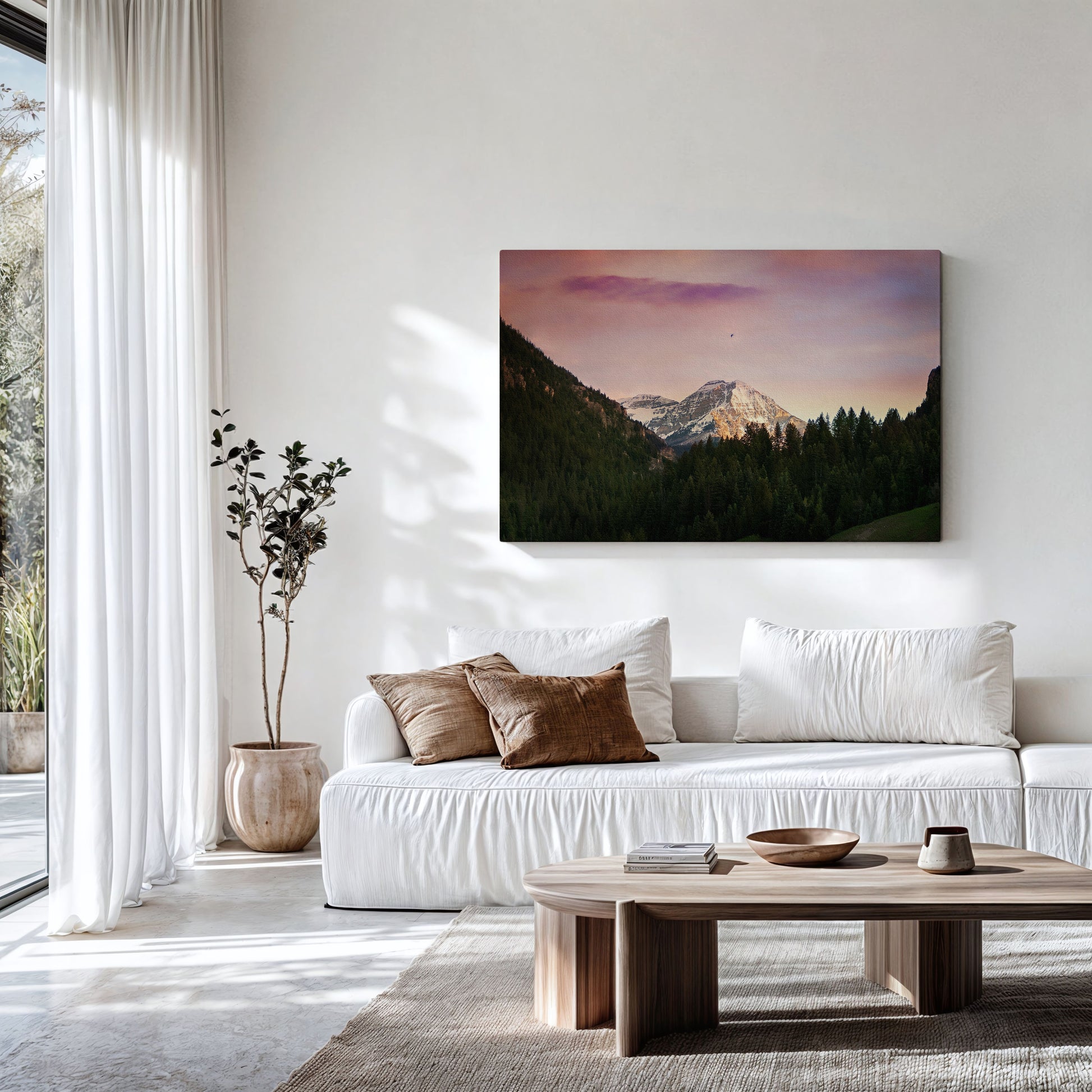 Mt. Timpanogos Mountain Canvas | Mt. Timpanogos Mountain Print | 17 Mile