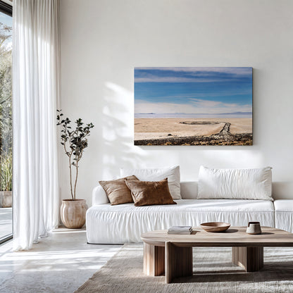 Spiral Jetty Canvas | Spiral Jetty Print | 17 Mile