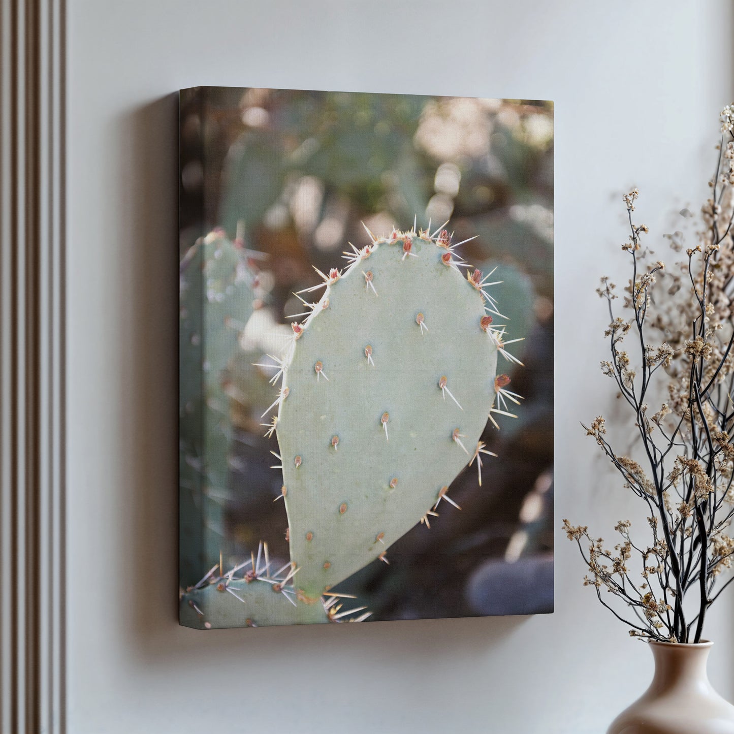 Prickly Pear Canvas | Cactus Wall Art | 17 Mile