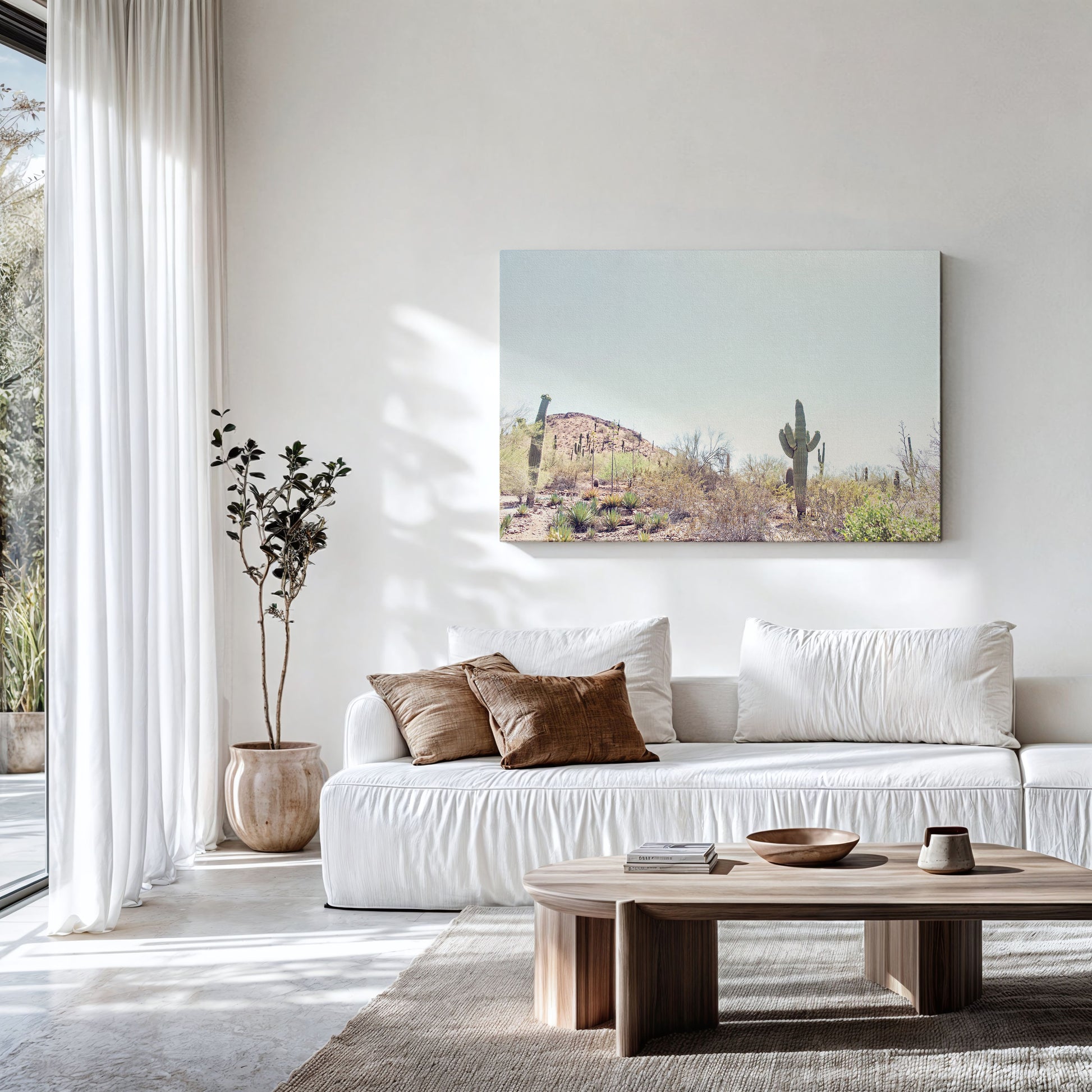 Desert Landscape Canvas | Desert Wall Art | 17 Mile