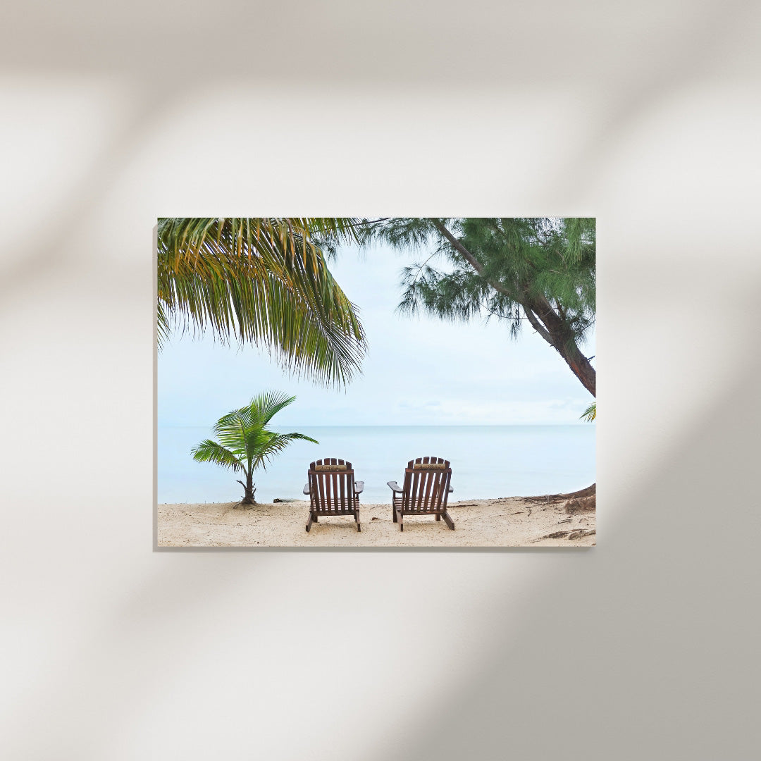 Caribbean Sea Canvas | Belize Ocean Print | 17 Mile