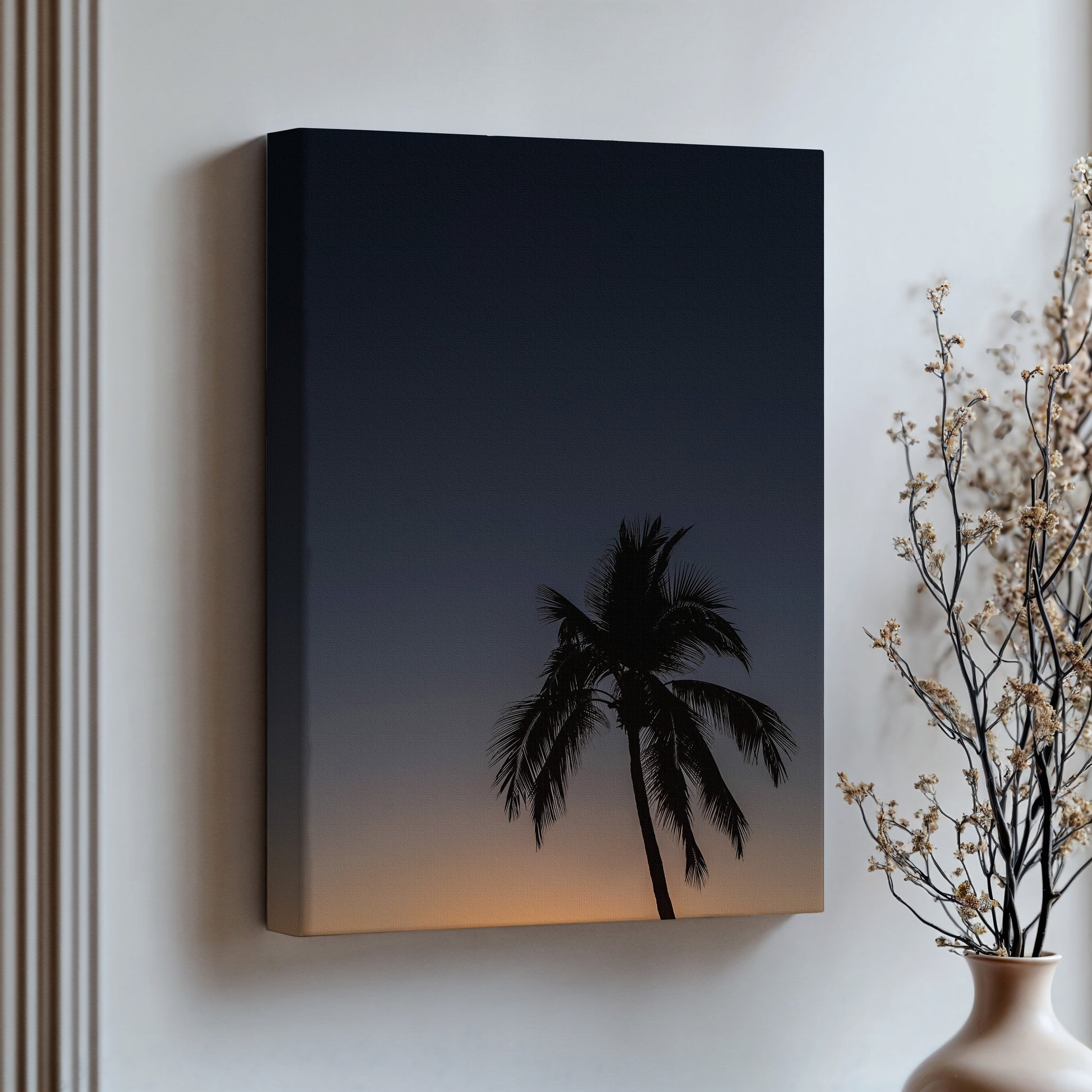 Sunset Palm Tree Print | Sunset Palm Tree Canvas | 17 Mile