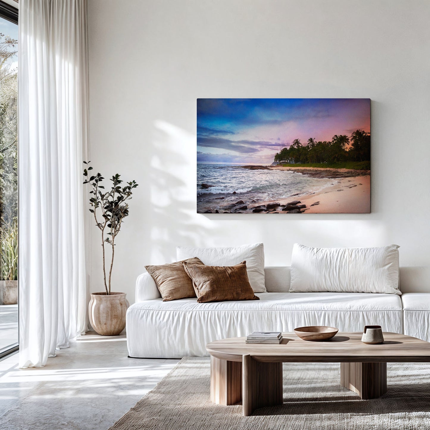 Secret Beach Canvas | Secret Beach Print | 17 Mile