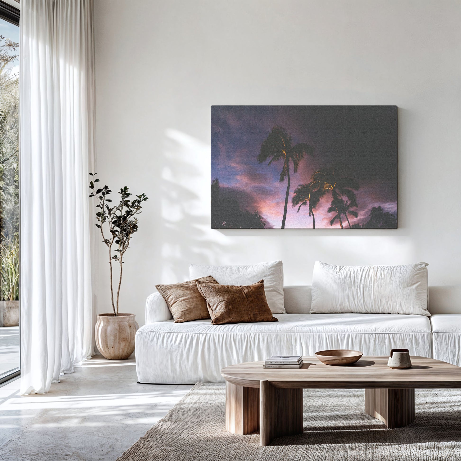 Swaying Palms Canvas | Wall Art Canvas | 17 Mile