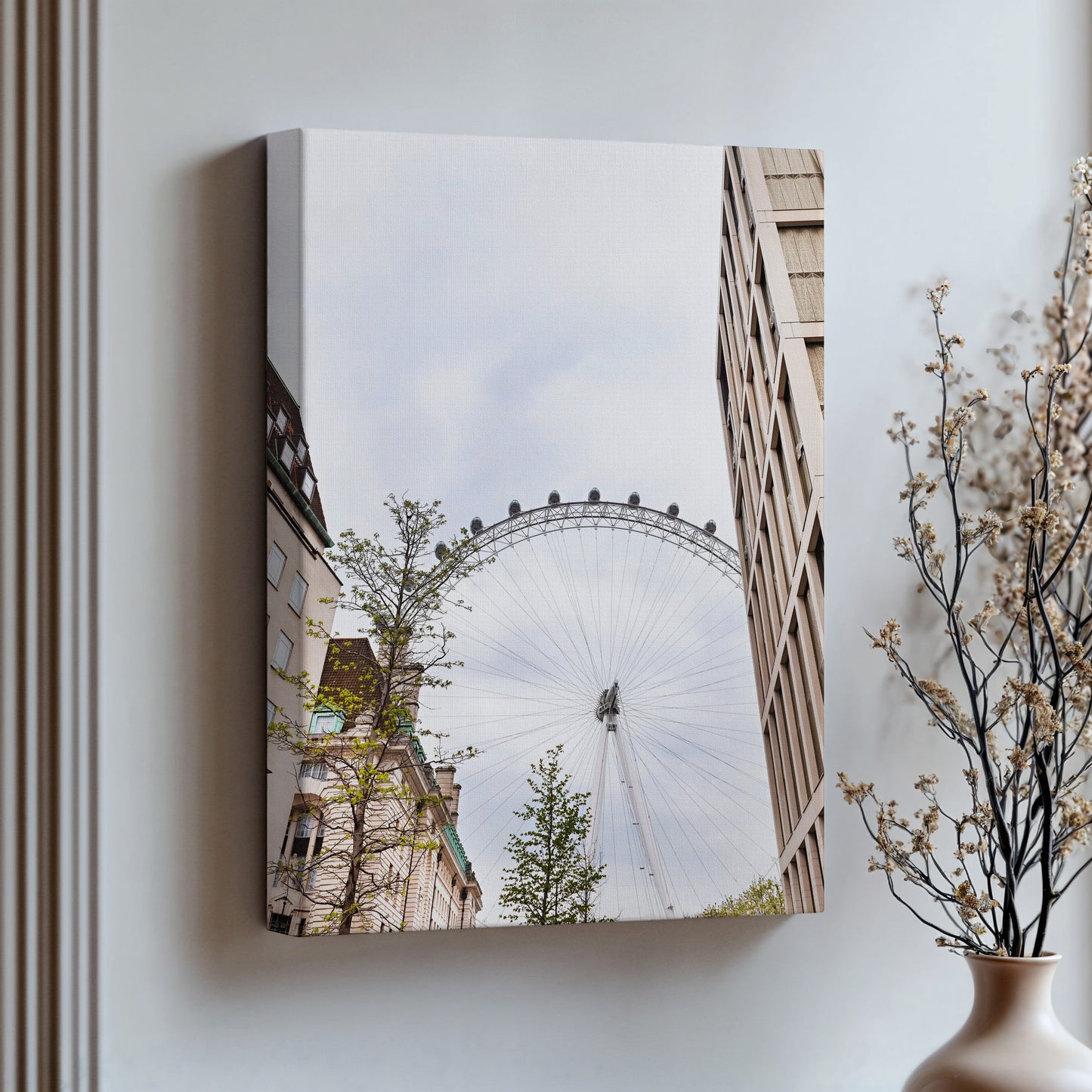 London Eye Canvas | London Ferris Wheel Art | 17 Mile