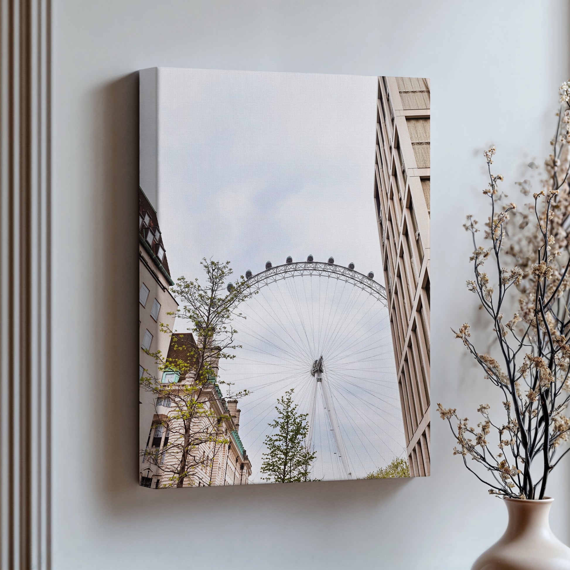 London Eye Canvas | London Ferris Wheel Art | 17 Mile