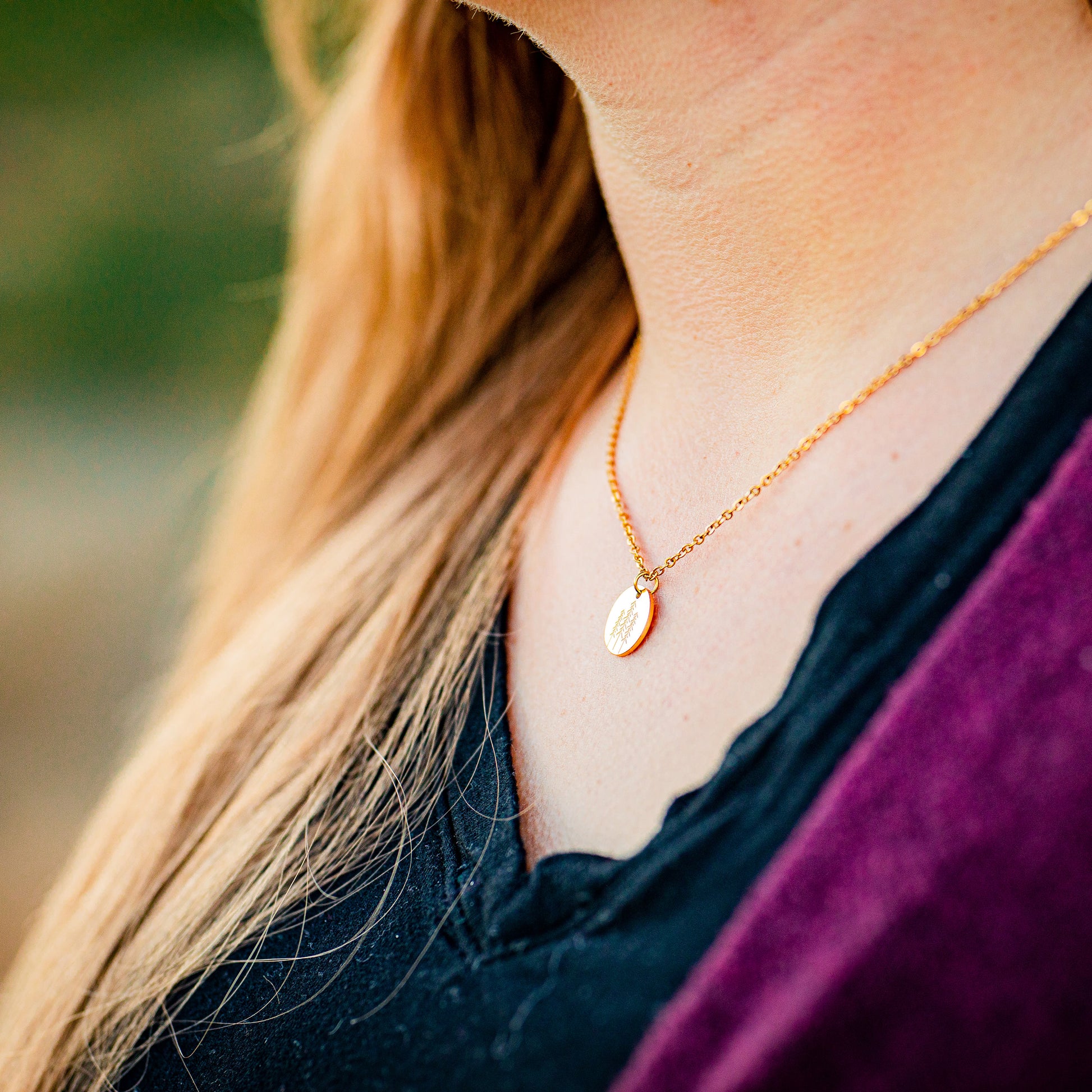 Pine Tree Necklace | Stainless Steel Necklace | 17 Mile
