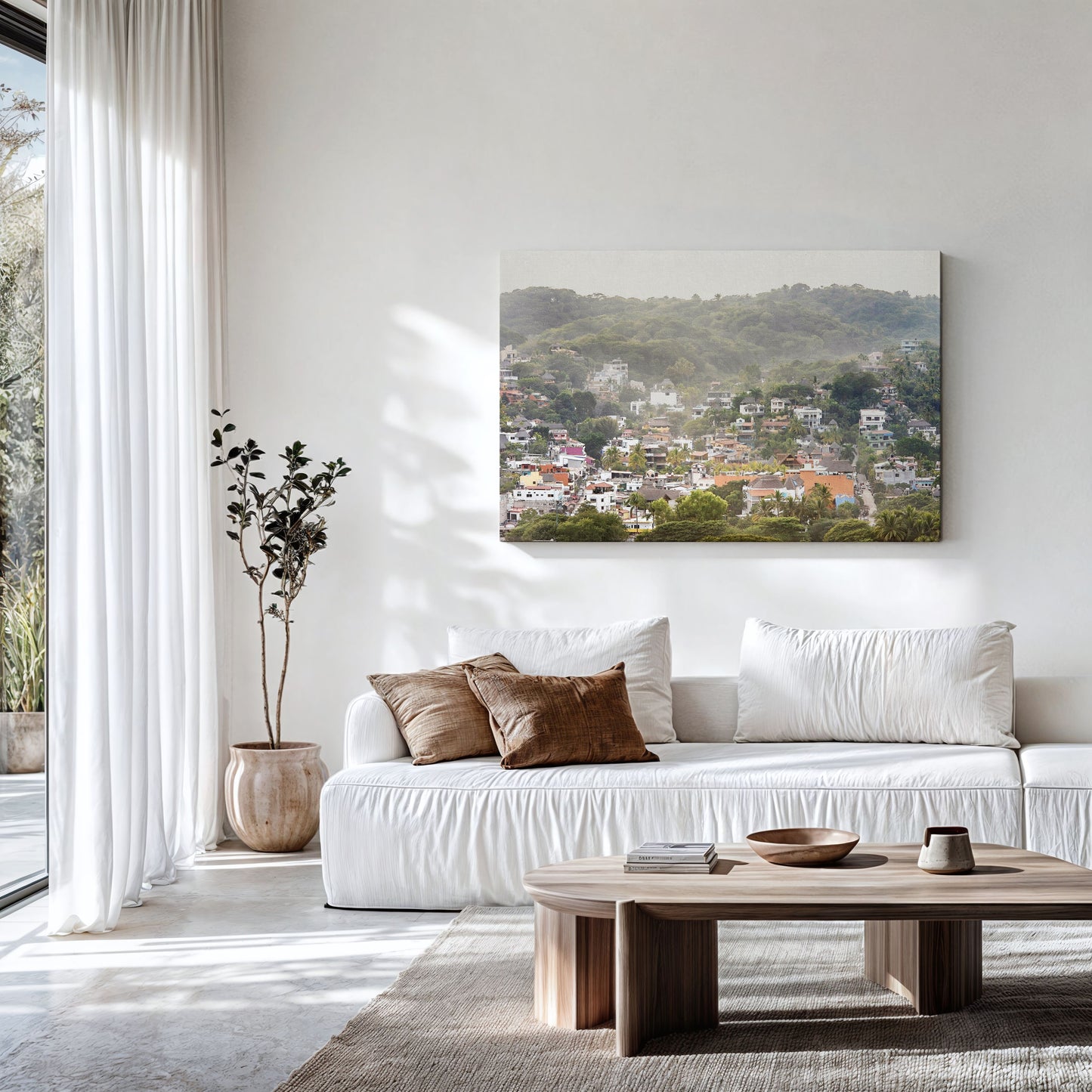 Sayulita Mexico Print | Sayulita Hills Canvas | 17 Mile