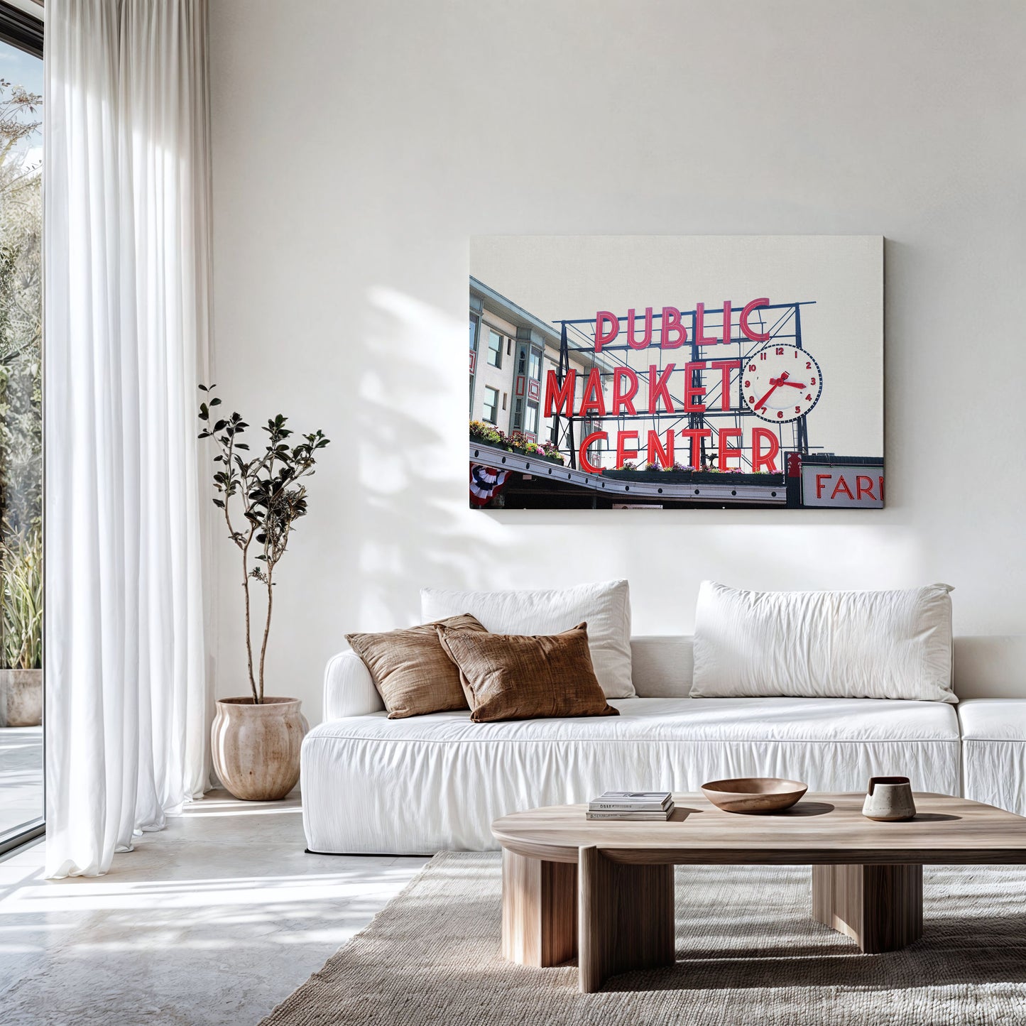 Public Market Print | Public Market Canvas | 17 Mile