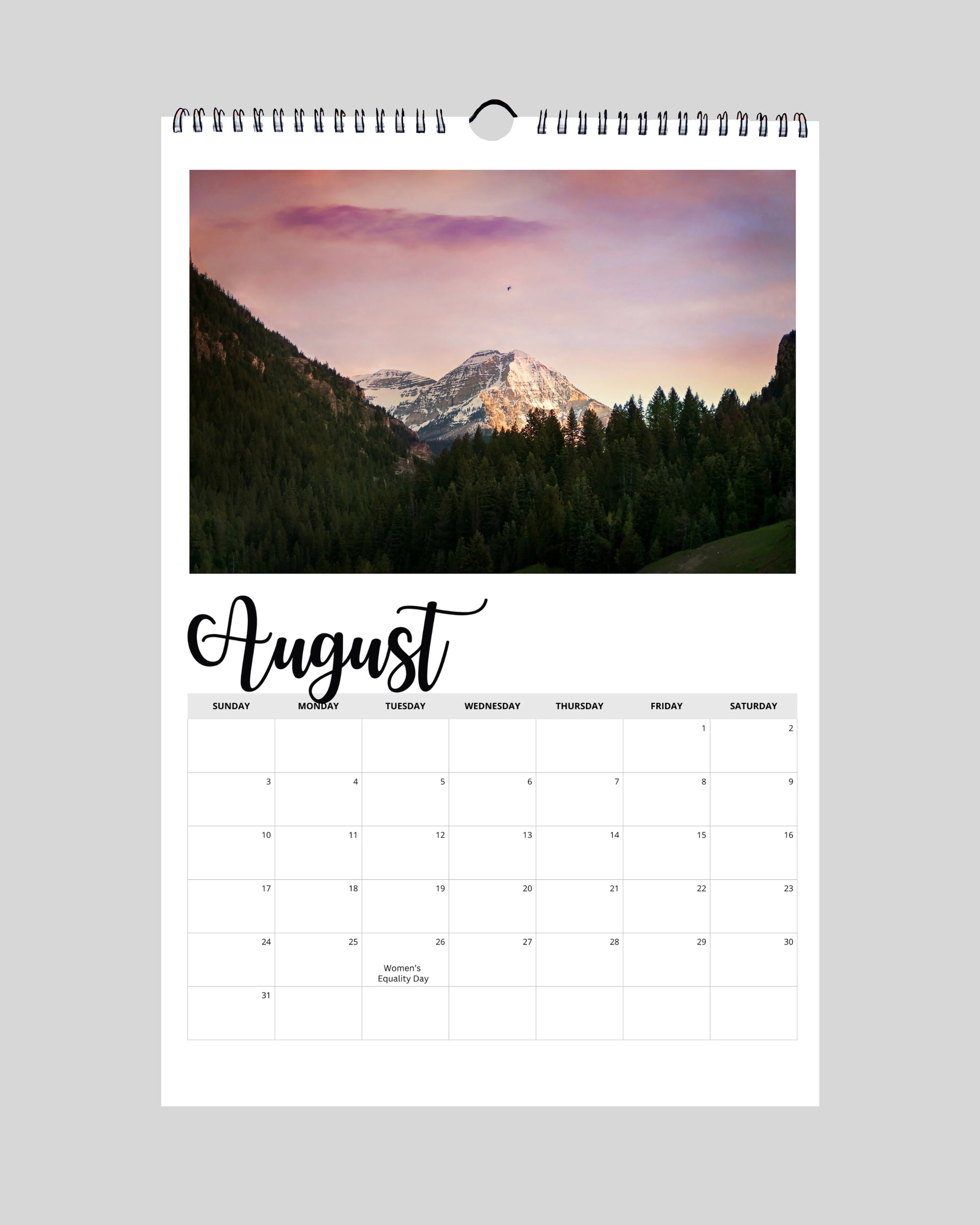 Photo Wall Calendar | Wall Hanging Calendar | 17 Mile