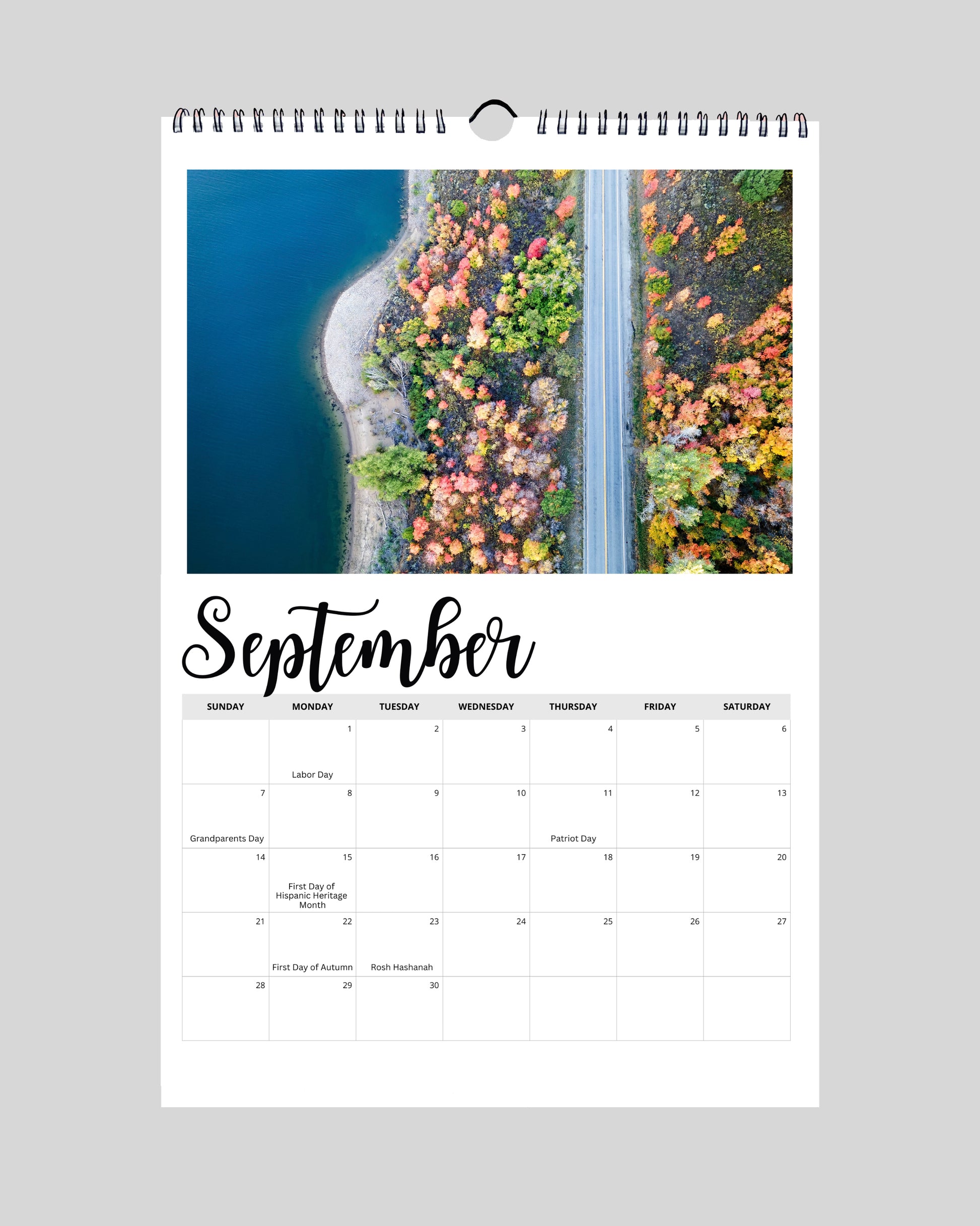 Photo Wall Calendar | Wall Hanging Calendar | 17 Mile