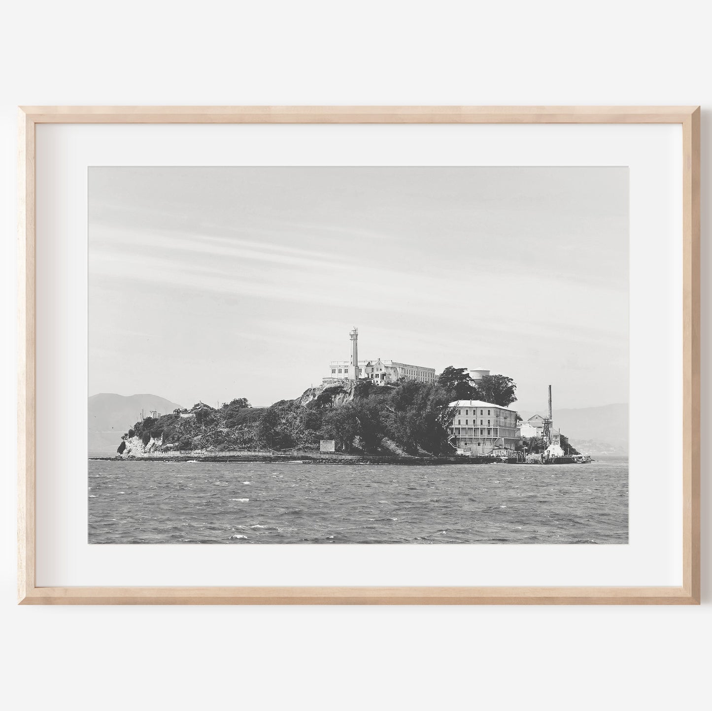 Alcatraz Wall Art | Alcatraz Island Canvas | 17 Mile