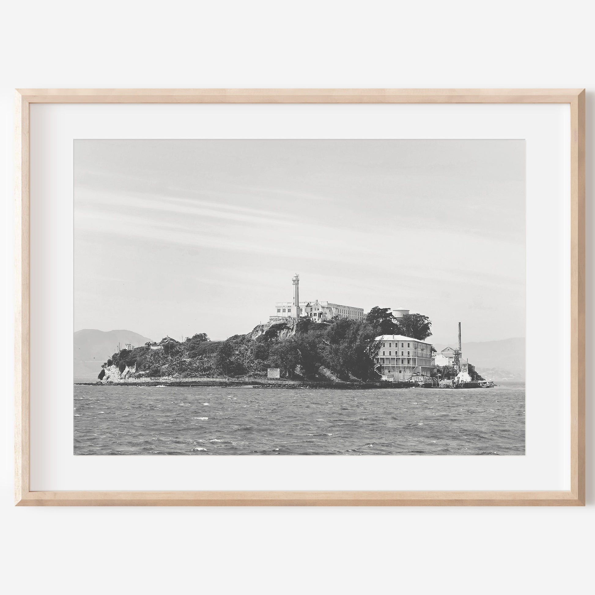 Alcatraz Wall Art | Alcatraz Island Canvas | 17 Mile