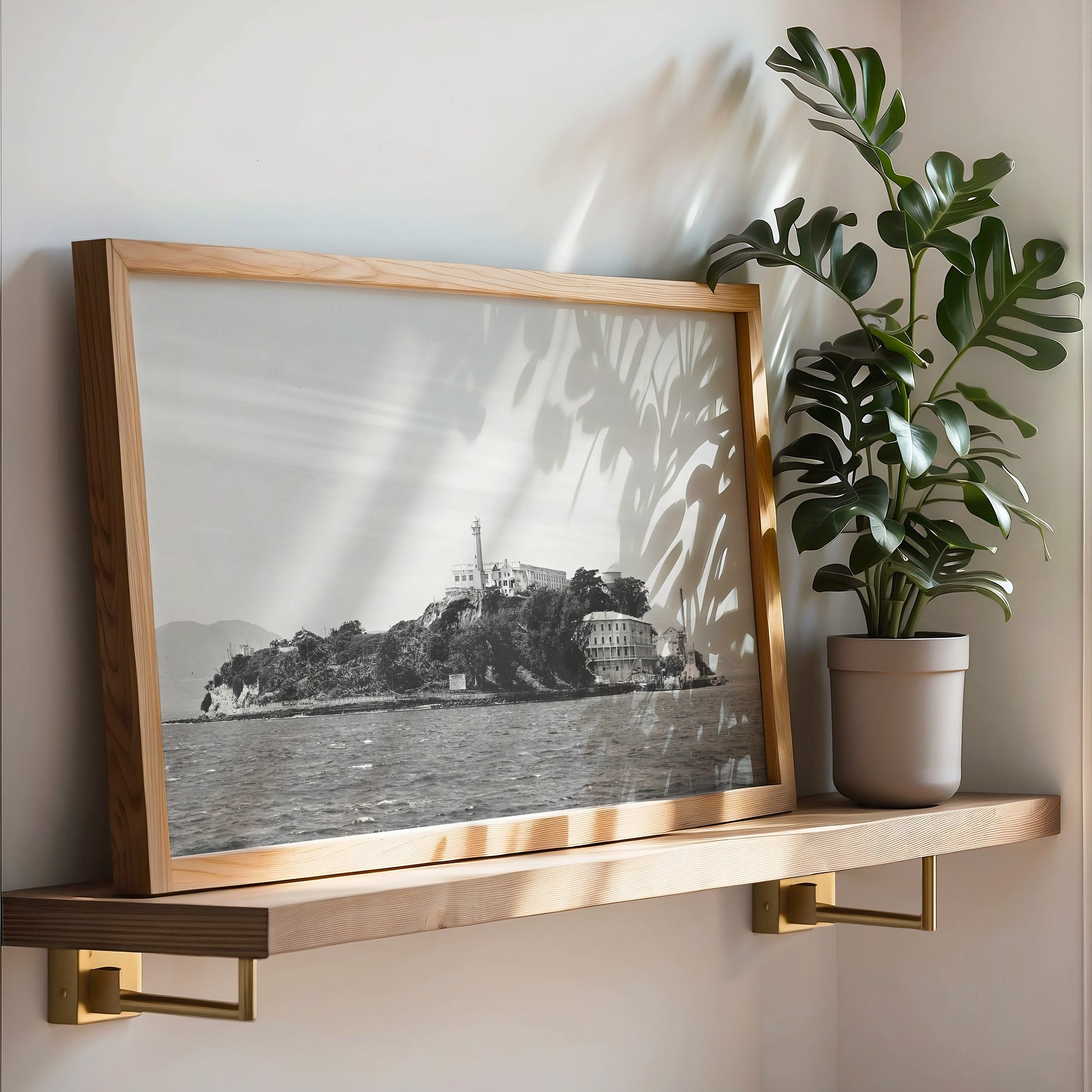 Alcatraz Wall Art | Alcatraz Island Canvas | 17 Mile