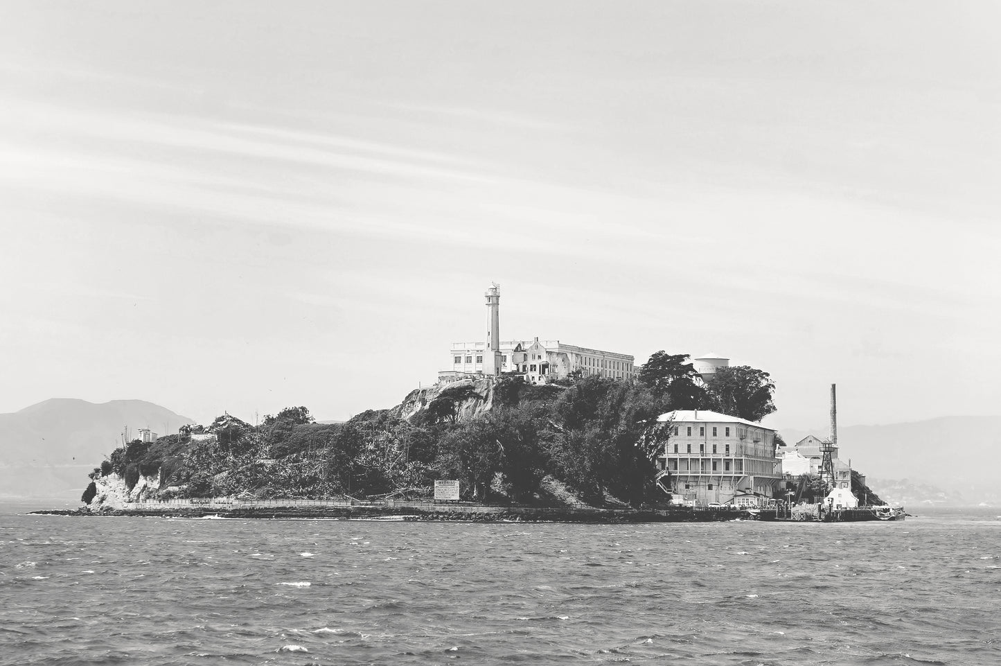 Alcatraz Wall Art | Alcatraz Island Canvas | 17 Mile