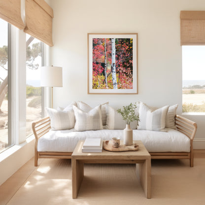 Fall Aspen Trees Print | Utah Fall Photography | 17 Mile