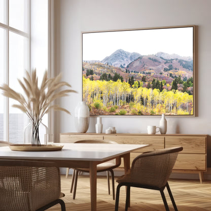 Utah Autumn Mountain Print | Fall Landscape Photography | 17 Mile