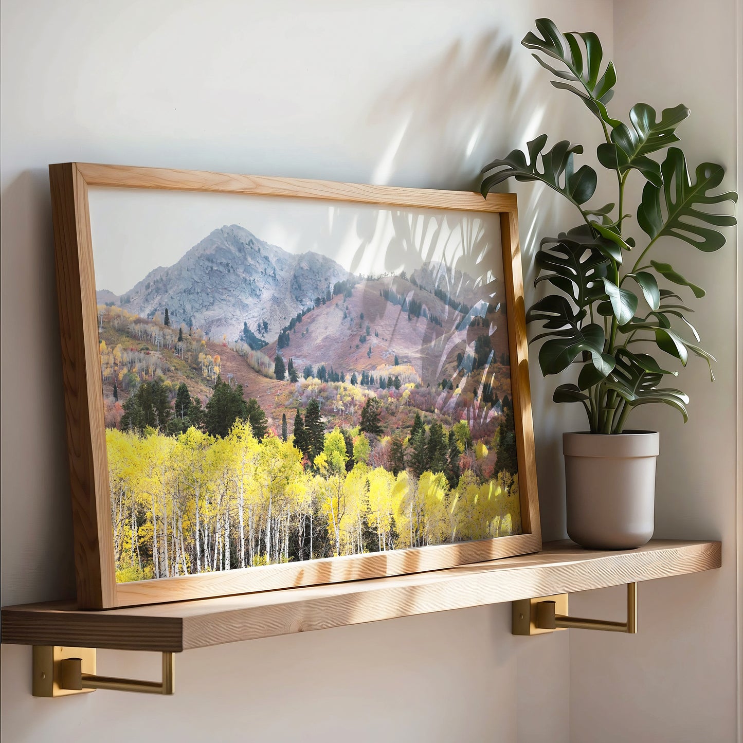 Utah Autumn Mountain Print | Fall Landscape Photography | 17 Mile