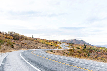 Fall Road Print | Autumn Landscape Wall Art | 17 Mile