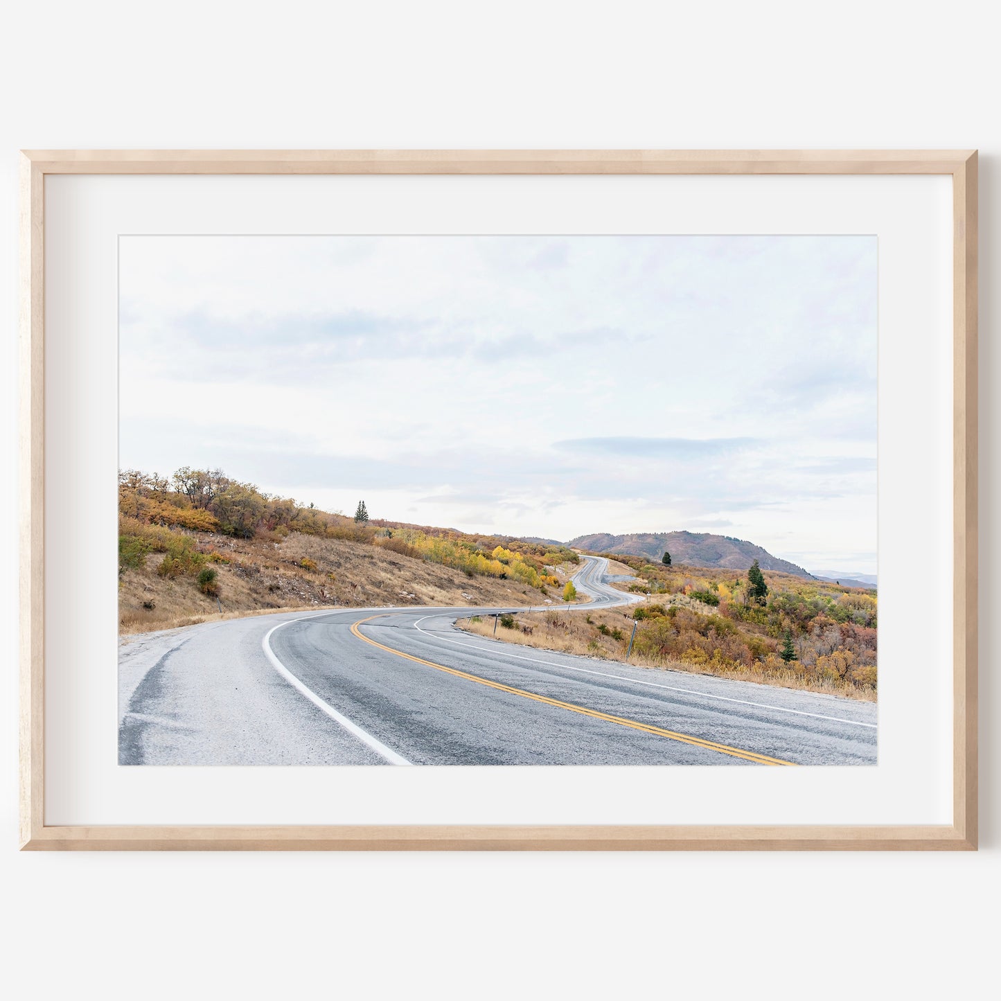 Fall Road Print | Autumn Landscape Wall Art | 17 Mile