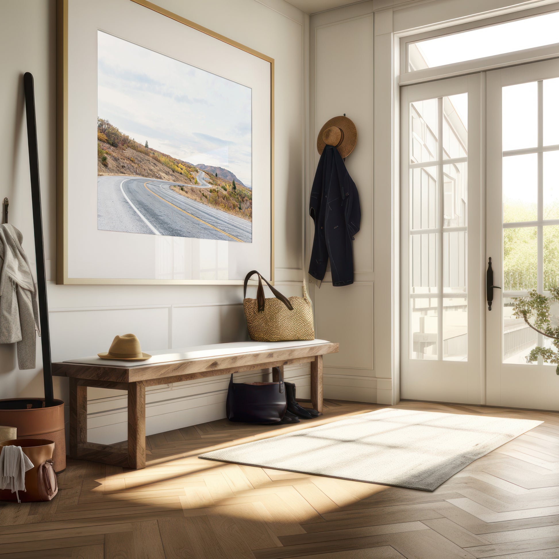 Fall Road Print | Autumn Landscape Wall Art | 17 Mile