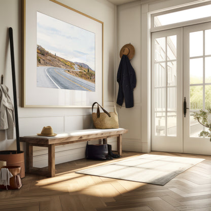 Fall Road Print | Autumn Landscape Wall Art | 17 Mile