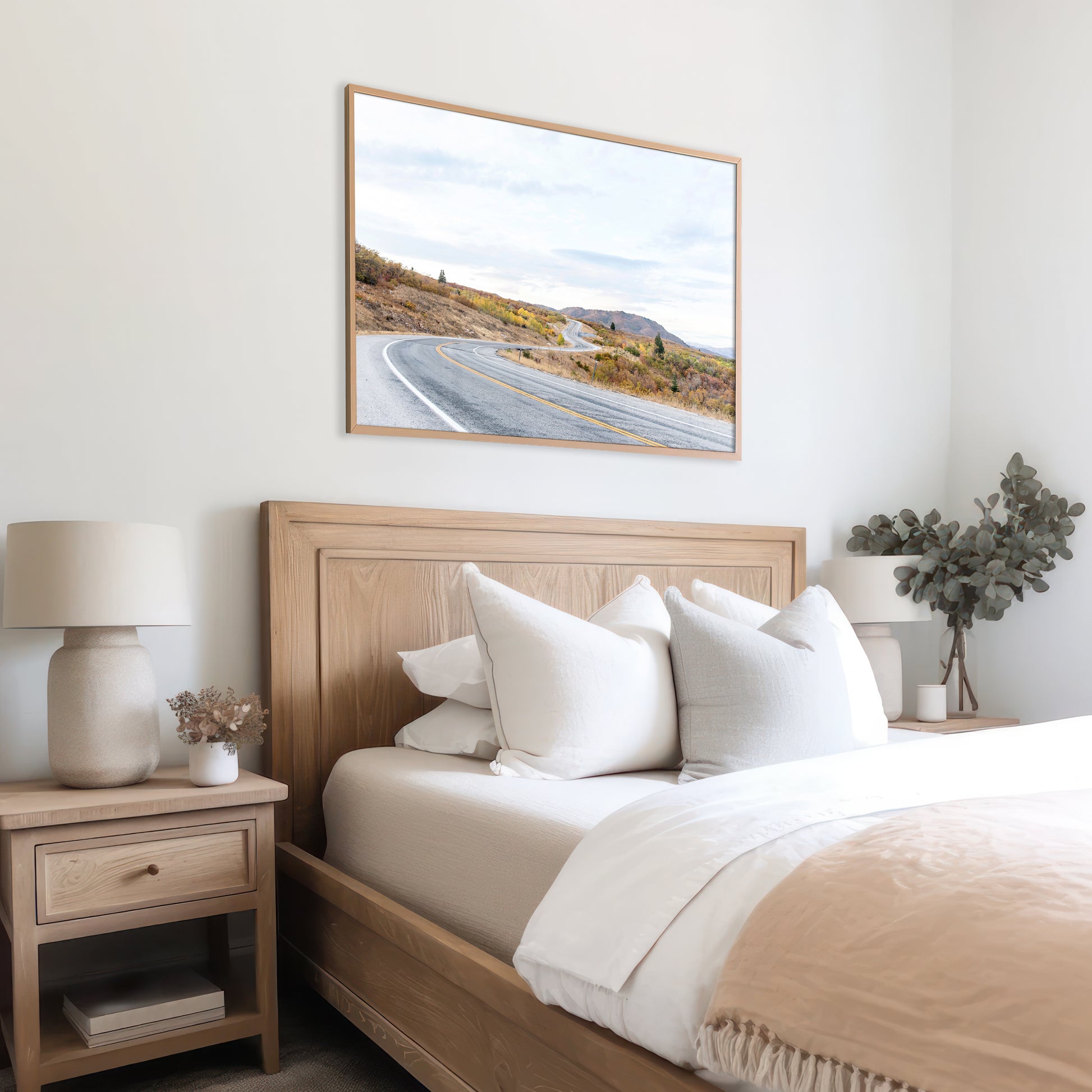 Fall Road Print | Autumn Landscape Wall Art | 17 Mile