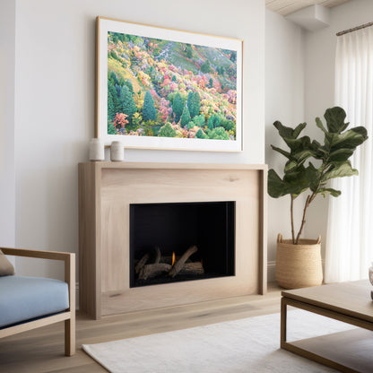 Fall Aerial Mountain Print | Utah Nature Photography | 17 Mile