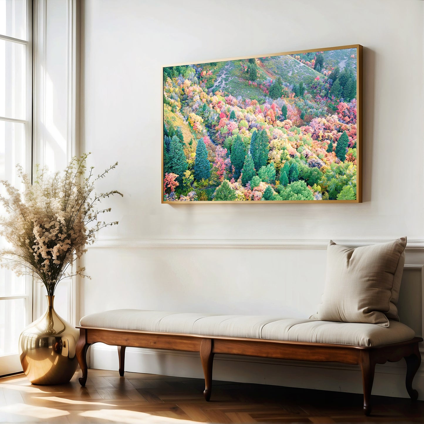 Fall Aerial Mountain Print | Utah Nature Photography | 17 Mile