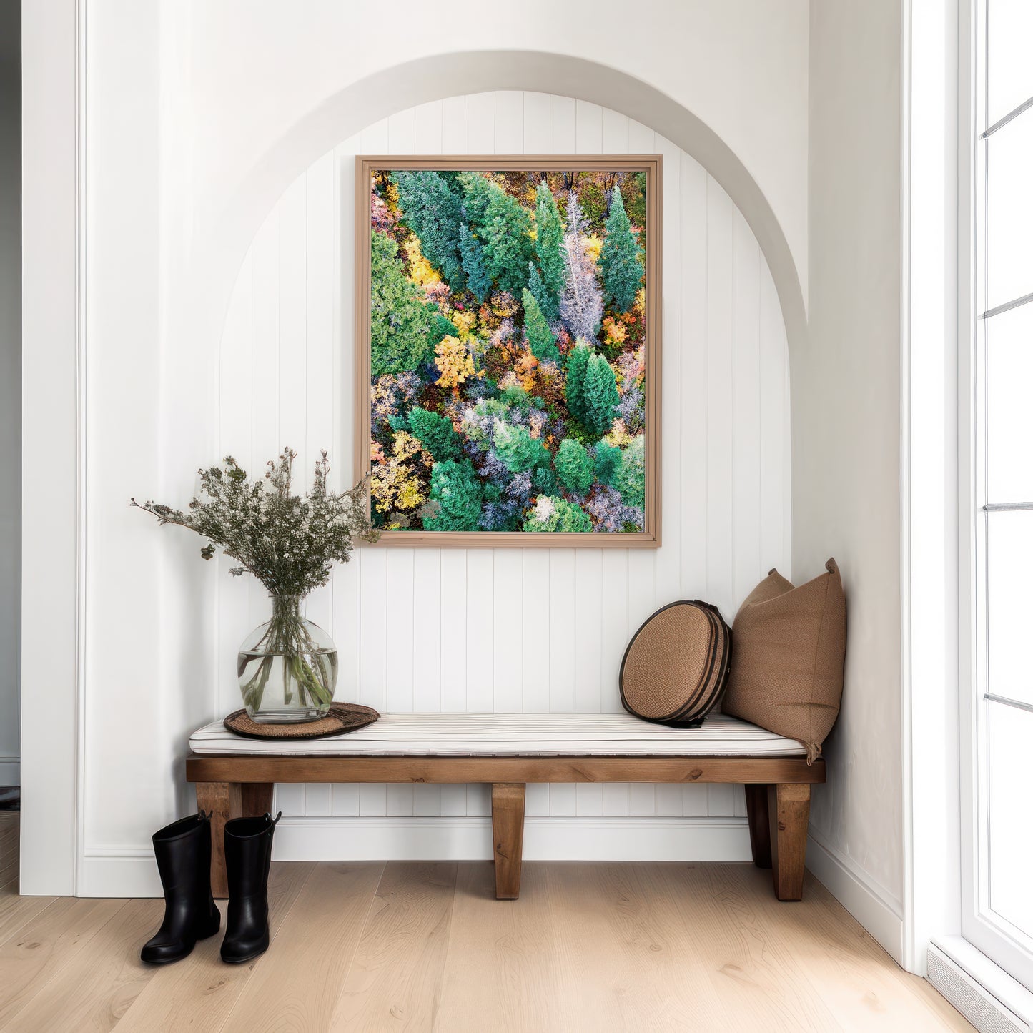 Autumn Forest Aerial Print | Fall Landscape Photography | 17 Mile