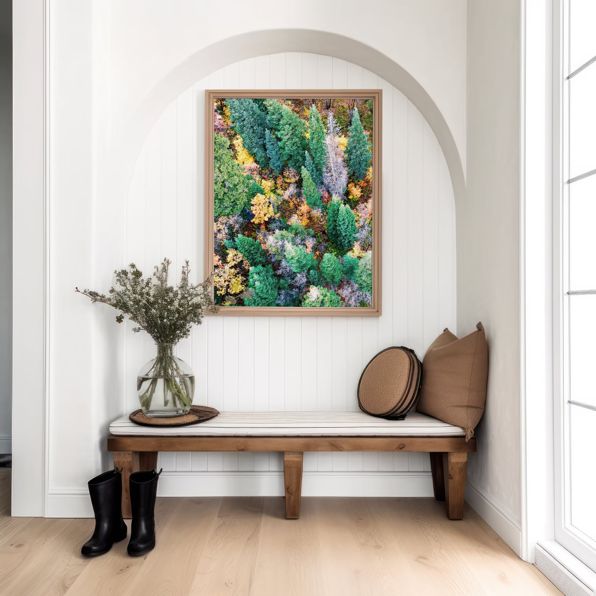 Autumn Forest Aerial Print | Fall Landscape Photography | 17 Mile