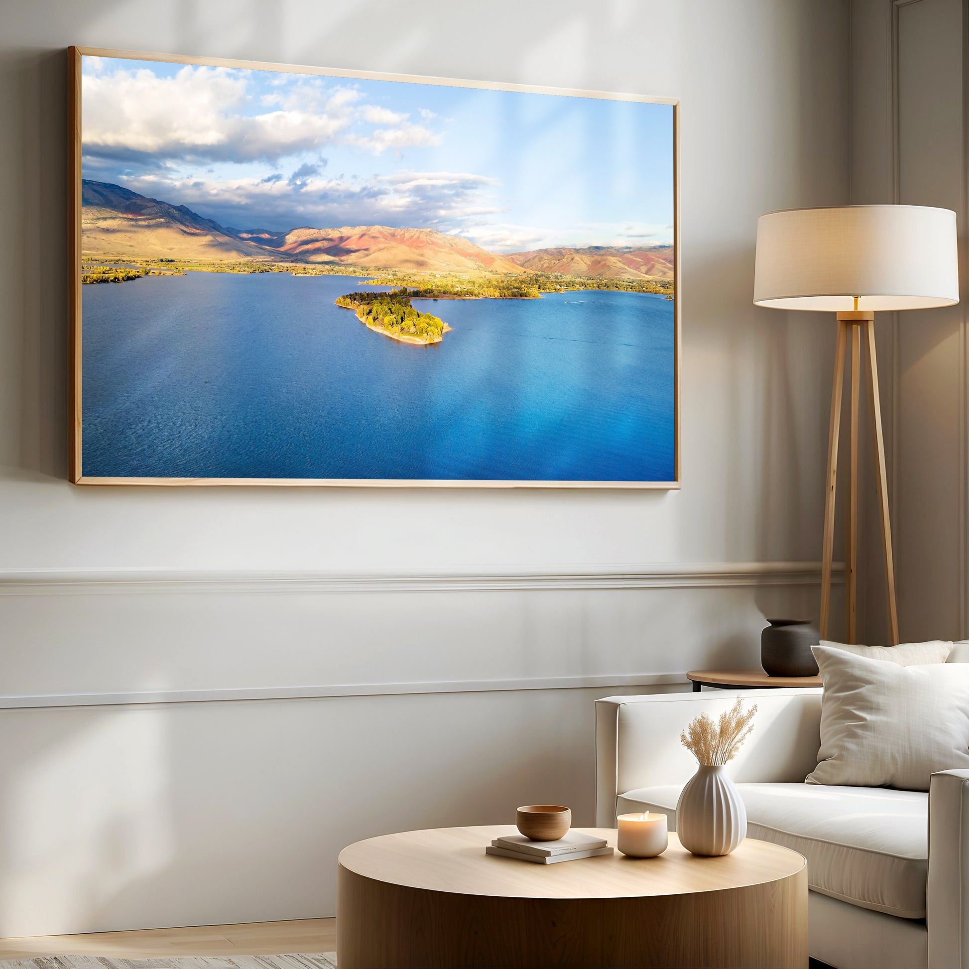 Utah Autumn Lake Print | Utah Fall Photography | 17 Mile