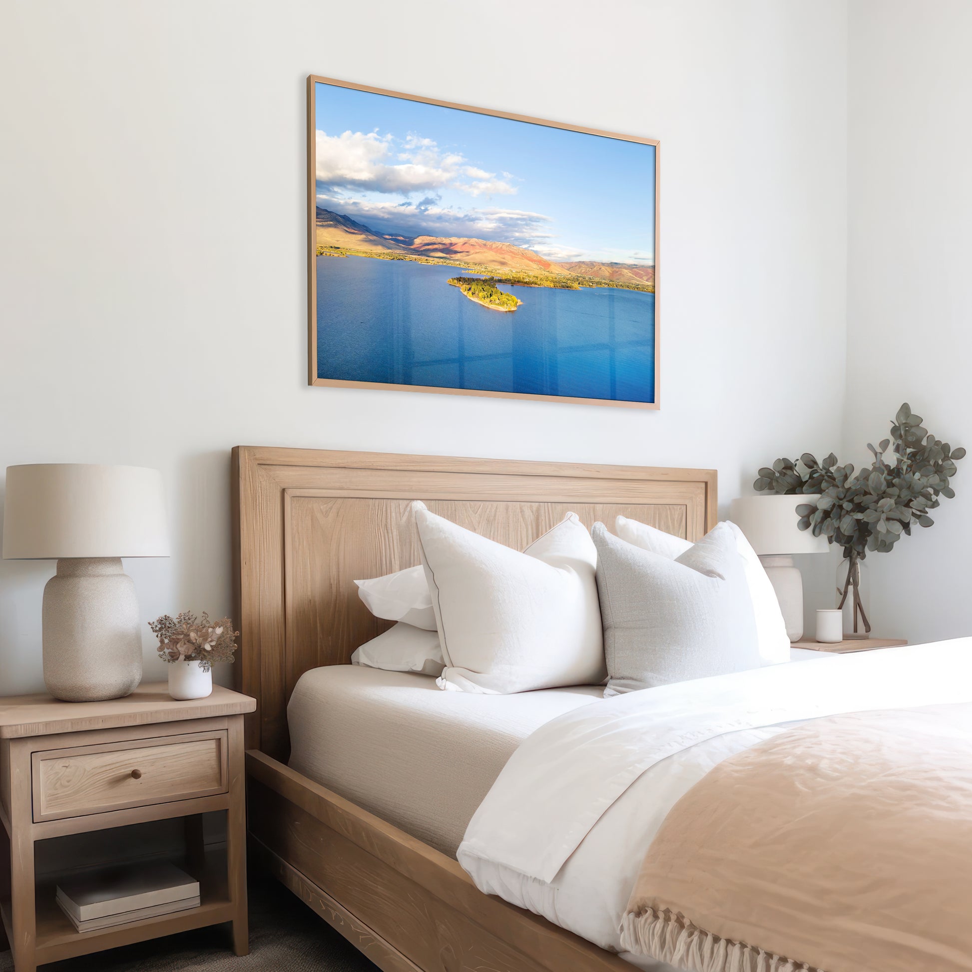 Utah Autumn Lake Print | Utah Fall Photography | 17 Mile