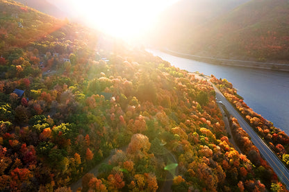 Autumn Mountain Sunset Print | Fall Nature Photography | 17 Mile