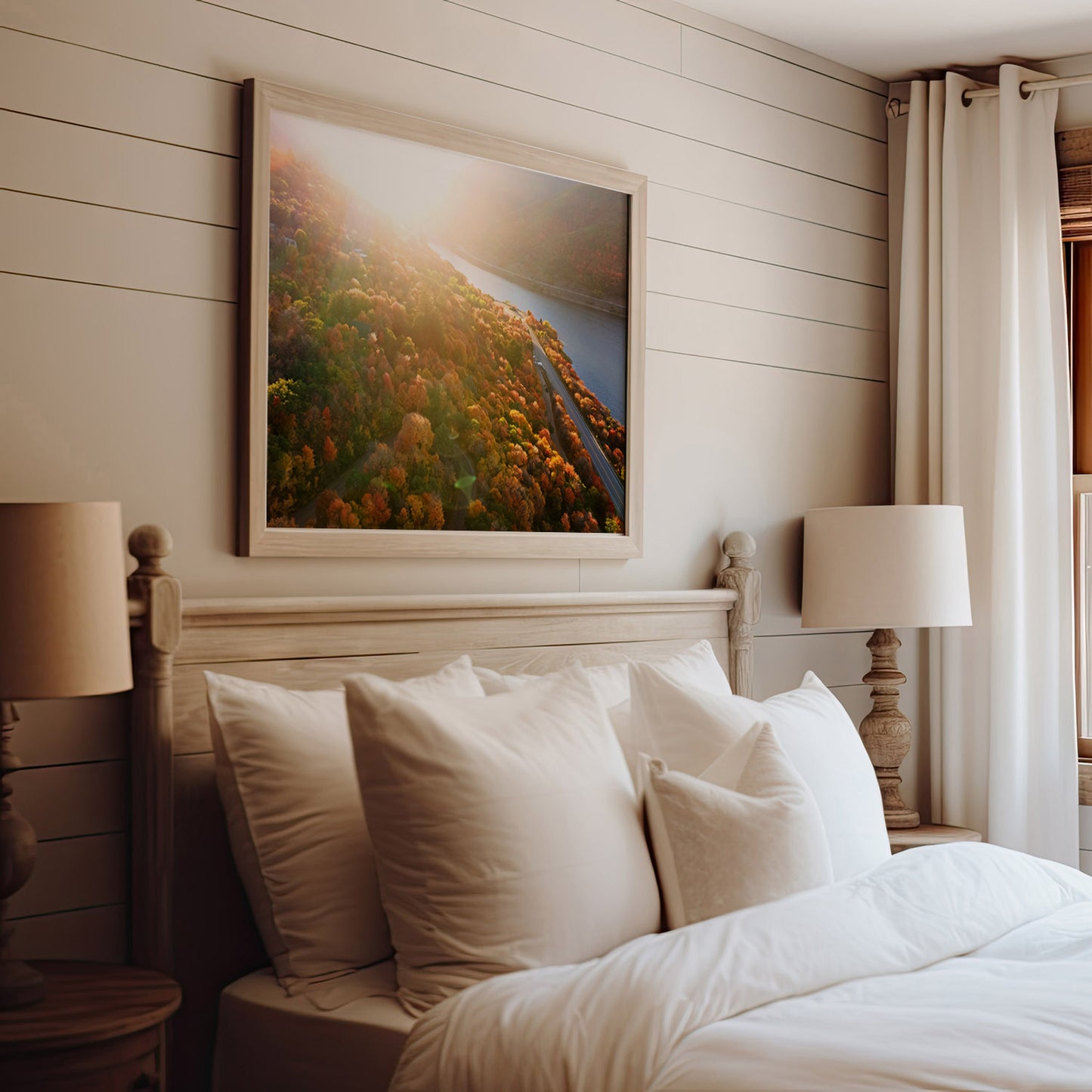 Autumn Mountain Sunset Print | Fall Nature Photography | 17 Mile