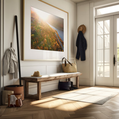 Autumn Mountain Sunset Print | Fall Nature Photography | 17 Mile