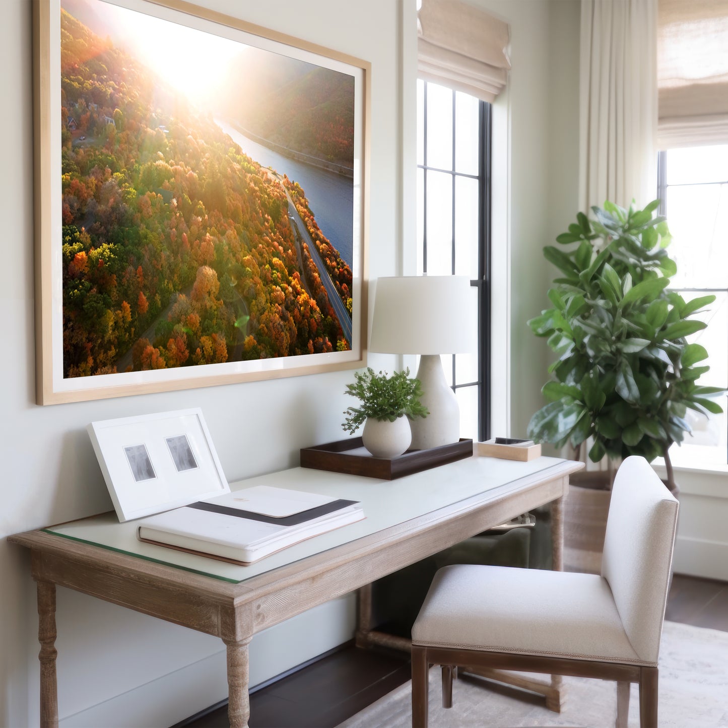 Autumn Mountain Sunset Print | Fall Nature Photography | 17 Mile