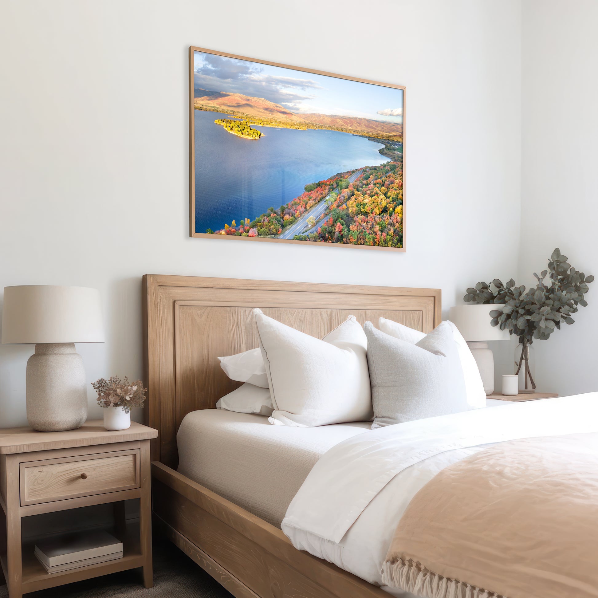 Autumn Mountain Lake Print | Utah Nature Photography | 17 Mile