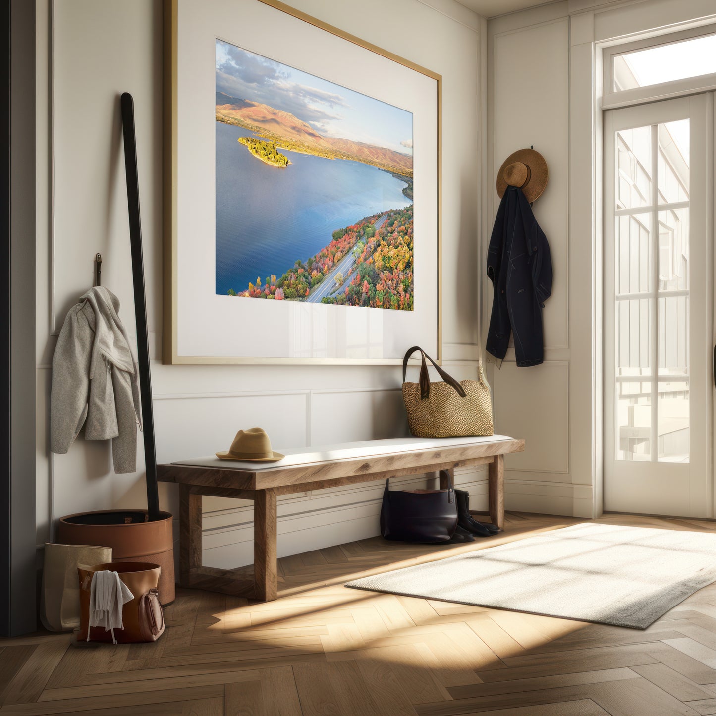 Autumn Mountain Lake Print | Utah Nature Photography | 17 Mile