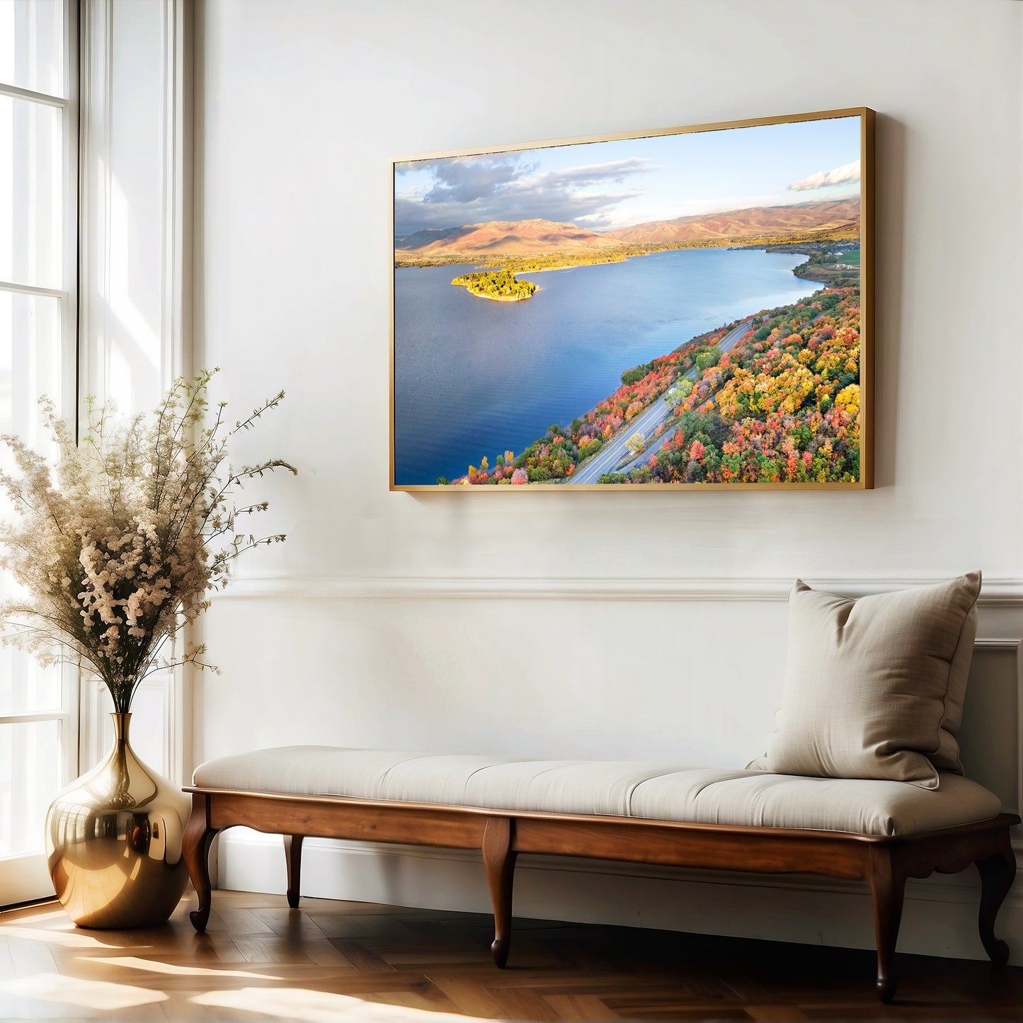 Autumn Mountain Lake Print | Utah Nature Photography | 17 Mile