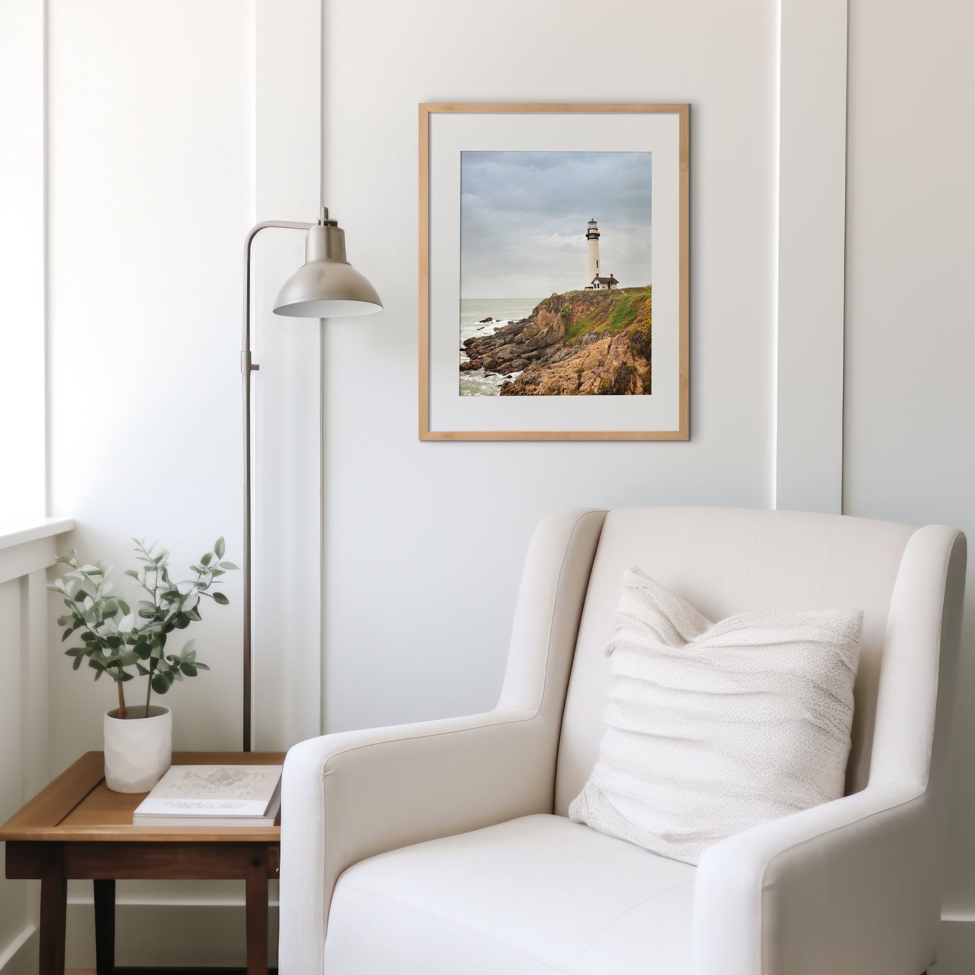 Pigeon Point Art Canvas | Lighthouse Print | 17 Mile