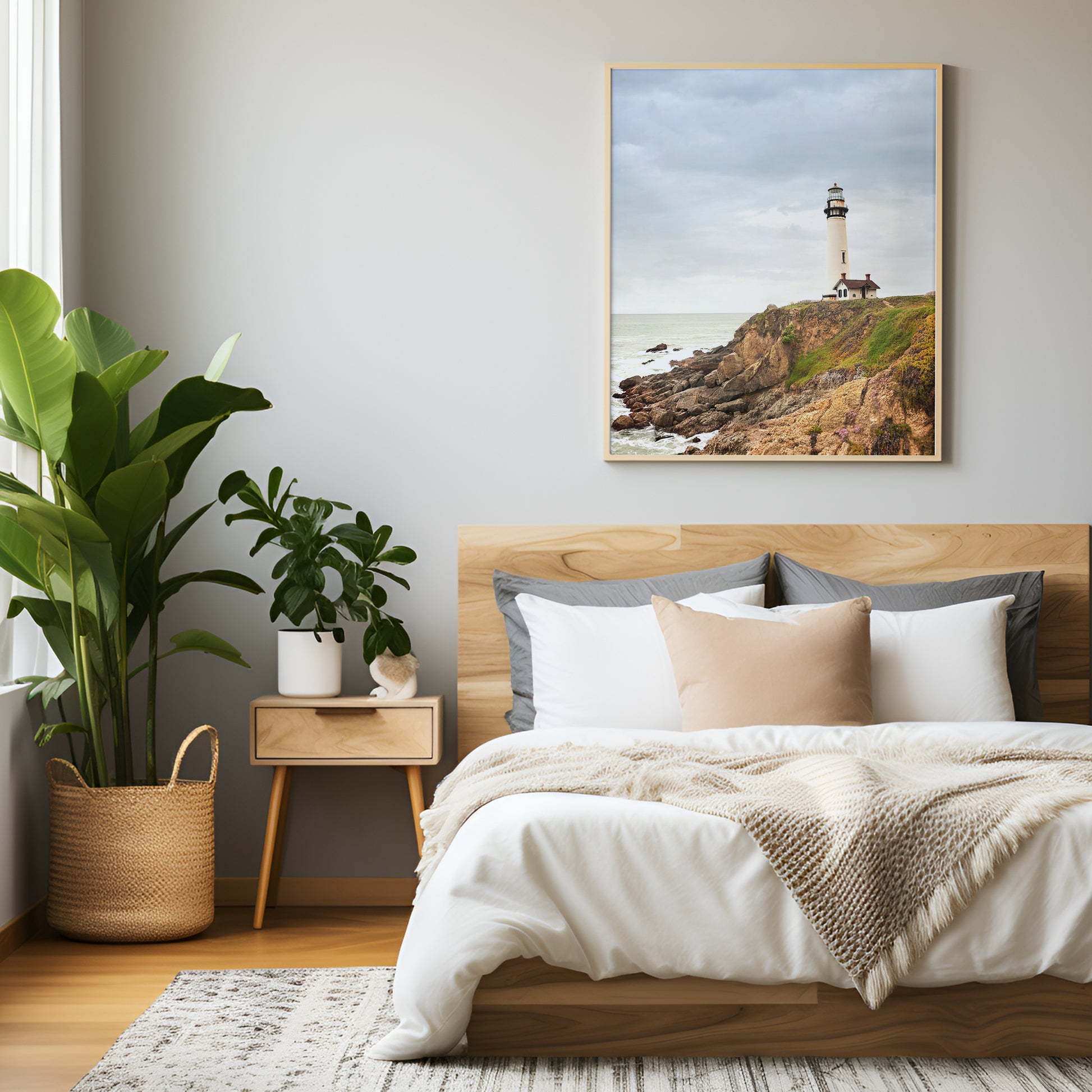 Pigeon Point Art Canvas | Lighthouse Print | 17 Mile