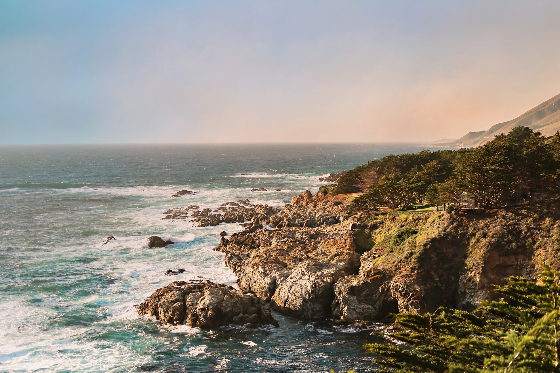 California Ocean Print | California Ocean Canvas | 17 Mile