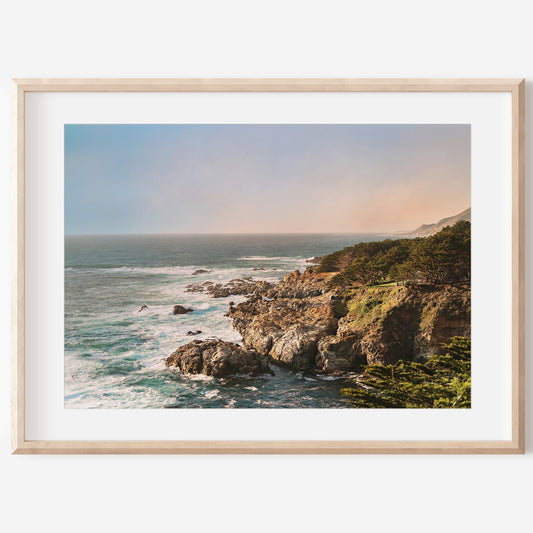 California Ocean Print | California Ocean Canvas | 17 Mile