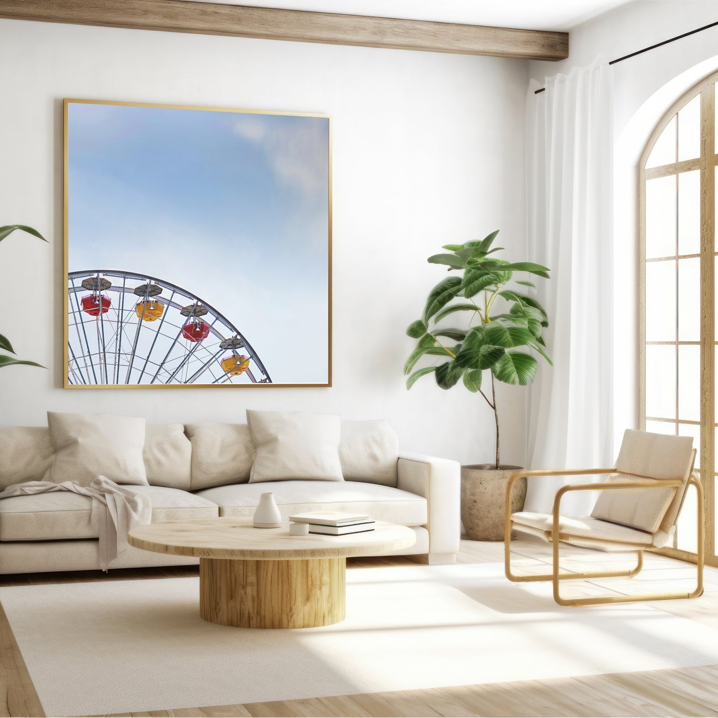 Ferris Wheel Canvas | Ferris Wheel Print | 17 Mile